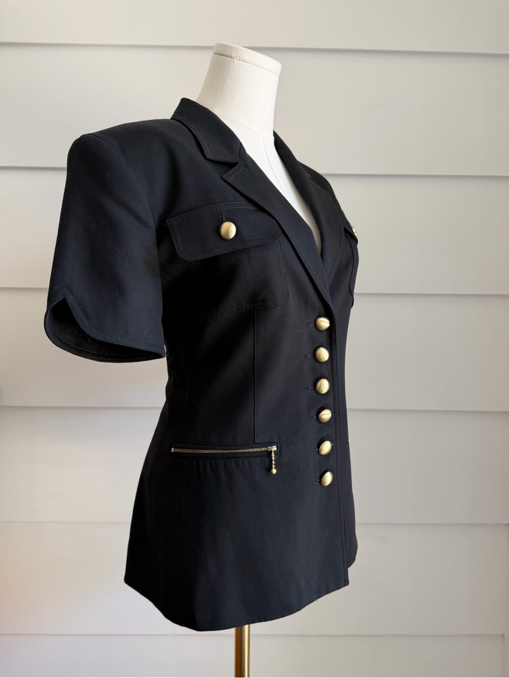 Vintage Georges Marciano Short Sleeve Blazer Jacket - Picture 3 of 9